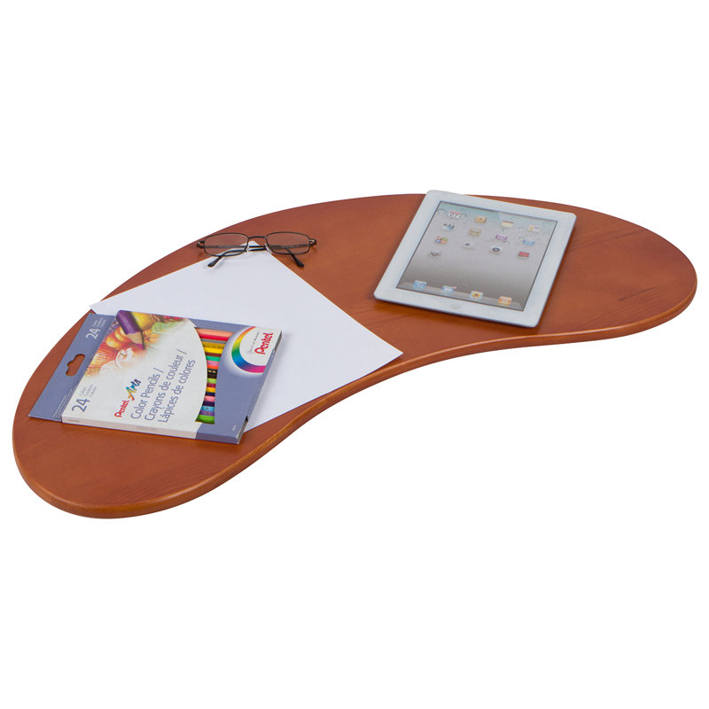 Trademark Innovations 31.5" Portable Curved Shape Laptop Tray Desk